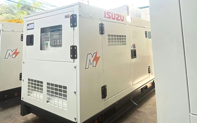 Bộ phát điện diesel ISUZU 12 đơn vị 25kva một pha xuất khẩu sang Dominica