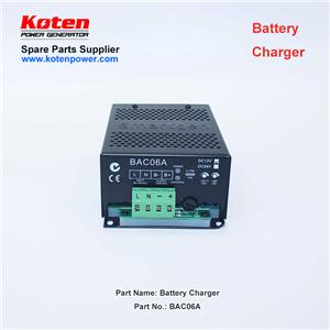 Cargador de batería serie BAC06A para grupo electrógeno diésel