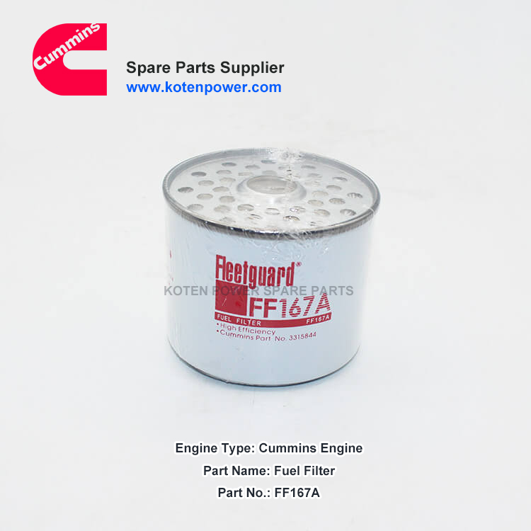 Filtro de combustible original Cummins (Fleetguard FF167A)