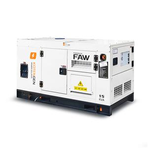 Generador diésel silencioso de 15 kVA de la serie Fawde