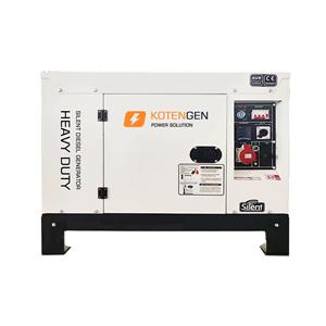 ชุดเครื่องปั่นไฟดีเซลแบบเงียบ 10 กิโลวัตต์