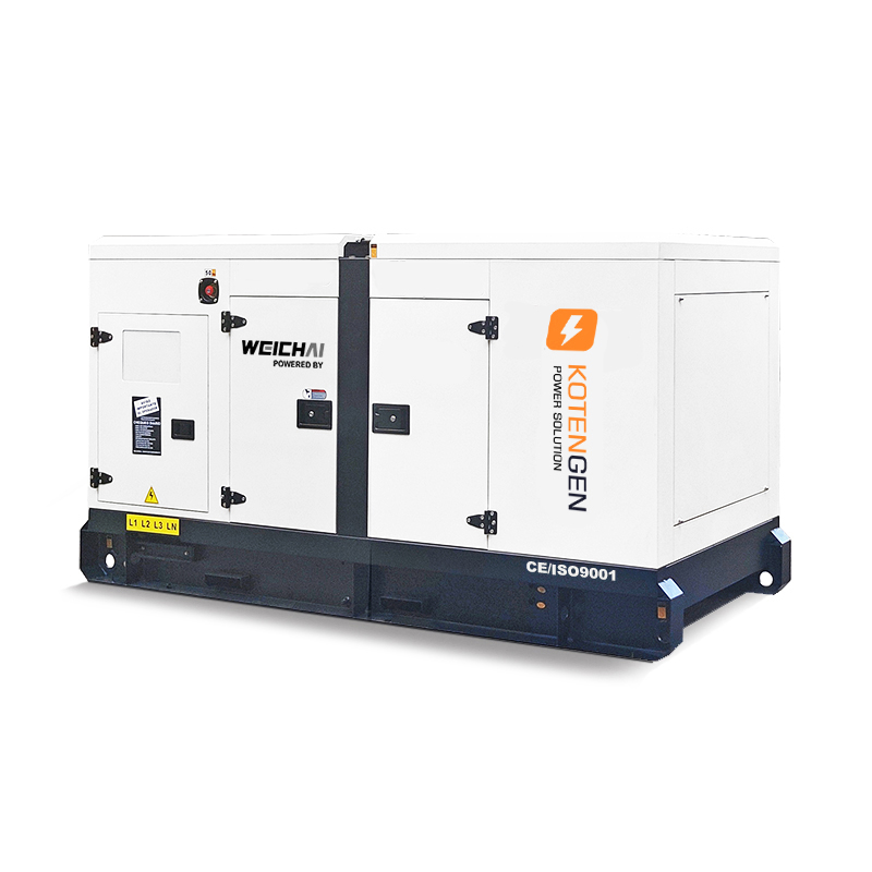 เครื่องกำเนิดไฟฟ้าดีเซลแบบเงียบ Weichai 100kVA