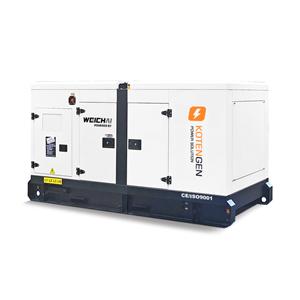 Grupo electrógeno diésel silencioso Weichai de 100 kVA
