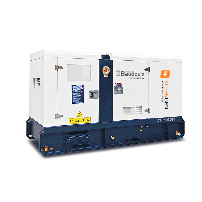 เครื่องกำเนิดไฟฟ้าดีเซลแบบเงียบ Baudouin ขนาด 45kva