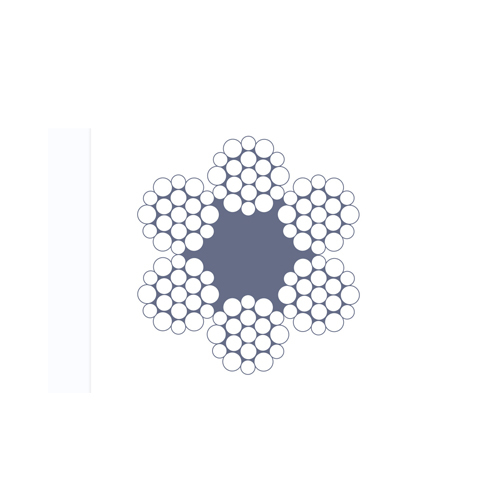6×19W+FC اسٹیل وائر رسی