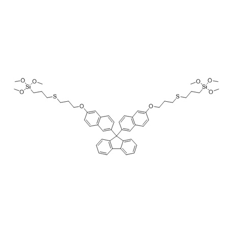 9,9-бис[6-[3-[[3-(триметоксисилил)пропил]тио]пропокси]-2-нафталинил]-9H-флуорен