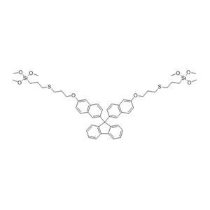 9,9-бис[6-[3-[[3-(триметоксисилил)пропил]тио]пропокси]-2-нафталинил]-9H-флуорен