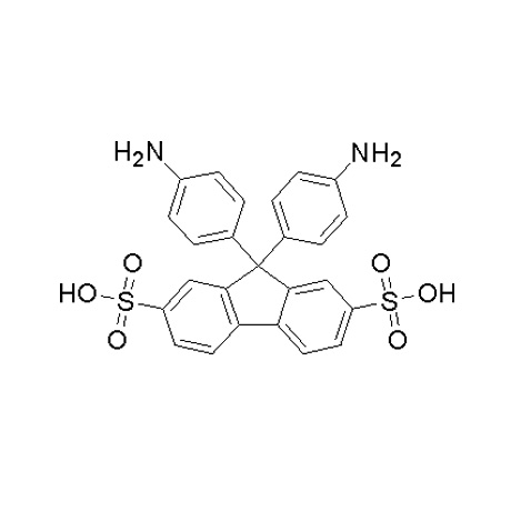 9,9-бис(4-аминофенил)-9H-флуорен-2,7-дисульфоновая кислота