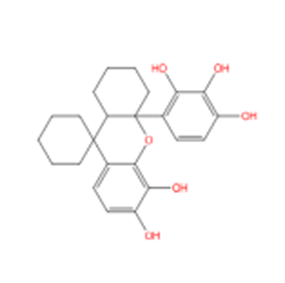Спиро[циклогексан-1,9'-[9H]ксантен], производное 1,2,3-бензолтриола