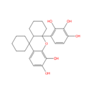 Спиро[циклогексан-1,9'-[9H]ксантен], производное 1,2,3-бензолтриола