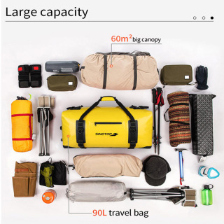Waterproof Outdoor Travel Duffel Bag With Backpack Feature 2