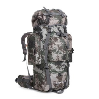 Custom Outdoor Waterproof Hiking Outdoor Bag Black Backpack