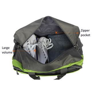 Travel Duffle Bag, 65L Foldable Travel Duffel Bag with Shoes