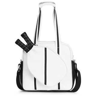 Pickleball Bag, Pickleball Paddle Shoulder Bag, Pickleball Tote Bag with Zipper & Adjustable Shoulder Strap for Pickleball Racquet