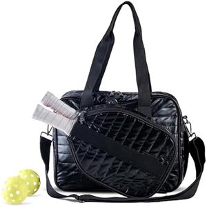 Pickleball Backpack W/Detachable Pickleball Paddle Cover, Water Bottle Holder, Adjustable Shoulder Straps, Soft handles, & 2 Hanging Carabiner Clips