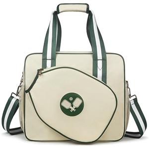 Pickleball Paddle Bag, Pickleball Tote Bags For Women, Crossbody Portable Pickle Ball Bag For Men, Pickleball Sling Bag