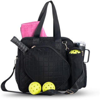 Pickleball Bags For Women With Fence Hook | Womens Pickleball Bag | Mens Pickleball Bag | Pickleball Paddle Bag Tote For Women and Men | Gifts