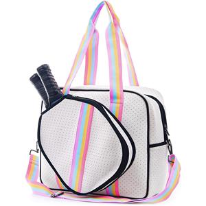 Cute Pickleball Bags for Women and Men,Pickle Ball Bag Tote for Women,Pickleball Sling Bag for Women