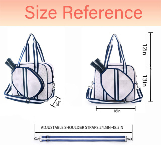 Cute Pickleball Bags for Women and Men,Pickle Ball Bag Tote for Women,Pickleball Sling Bag for Women