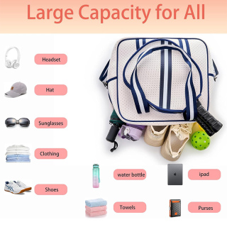 Cute Pickleball Bags for Women and Men,Pickle Ball Bag Tote for Women,Pickleball Sling Bag for Women