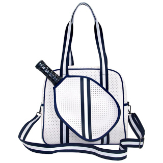 Crossbody Pickleball Bag Tote, Neoprene Pickleball Bags for Women and Men, Adjustable Pickleball Shoulder Bag