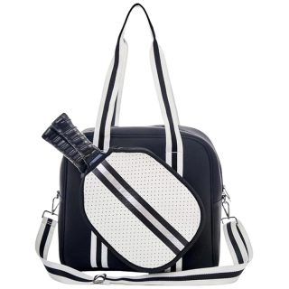 Crossbody Pickleball Bag Tote, Neoprene Pickleball Bags for Women and Men, Adjustable Pickleball Shoulder Bag