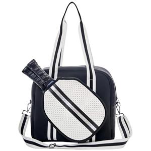 Crossbody Pickleball Bag Tote, Neoprene Pickleball Bags for Women and Men, Adjustable Pickleball Shoulder Bag