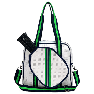 Crossbody Pickleball Bag Tote, Neoprene Pickleball Bags for Women and Men, Adjustable Pickleball Shoulder Bag