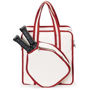 Stylish Canvas Tote Bag with Adjustable Strap for Crossbody, Handbag, or Shoulder Bag - Ideal Pickleball Gift for Women and Men