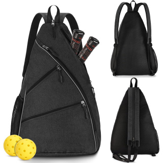 Pickleball Bag, Reversible Crossbody Sling Bag/Backpack for Women Men