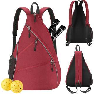 Pickleball Bag, Reversible Crossbody Sling Bag/Backpack for Women Men