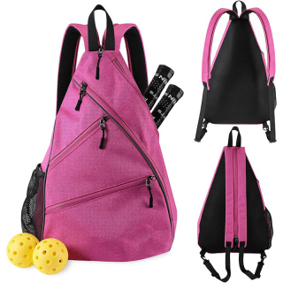 Pickleball Bag, Reversible Crossbody Sling Bag/Backpack for Women Men