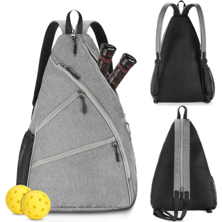 Pickleball Bag, Reversible Crossbody Sling Bag/Backpack for Women Men