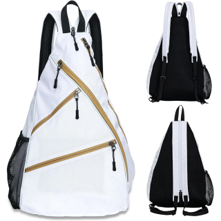 Pickleball Bag, Reversible Crossbody Sling Bag/Backpack for Women Men