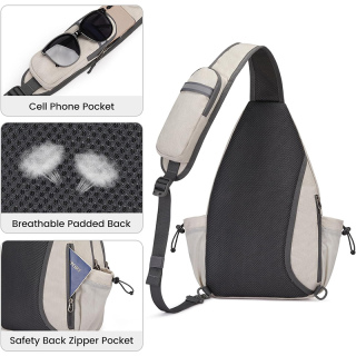 Pickleball Bag, Crossbody Sling Bag for Men Women, Pickleball Backpack, Pickle Ball Paddle Bag Gifts for Sports