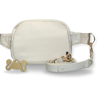 Hands Free Leash and Belt Bag | Black Belt Bag Leash