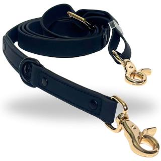 Hands Free Leash and Belt Bag | Black Belt Bag Leash