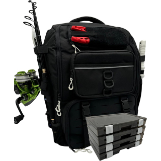 Fishing Tackle Backpack With Rod Holders, 40L Tackle Bag With Cooler, Fishing Bag, Fishing Tackle Backpack, Fishing Tackle Box Backpack