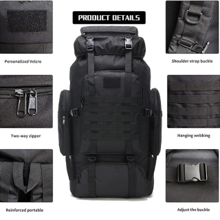 Hiking Backpack for Men 70L/100L Camping Backpack Military Rucksack