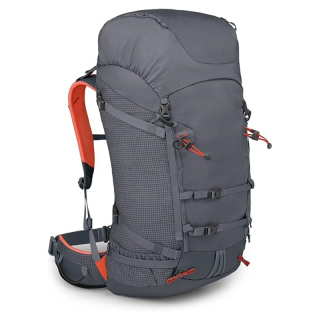 52L Climbing and Mountaineering Unisex Backpack, Tungsten Grey, S/M