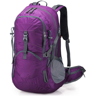 45L Hiking Travel Backpack Waterproof with Rain Cover, Outdoor Camping Daypack for Men Women