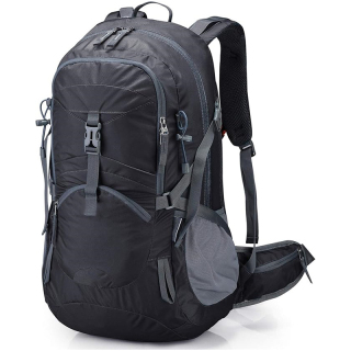 45L Hiking Travel Backpack Waterproof with Rain Cover, Outdoor Camping Daypack for Men Women