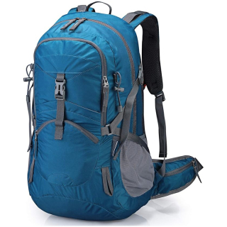 45L Hiking Travel Backpack Waterproof with Rain Cover, Outdoor Camping Daypack for Men Women