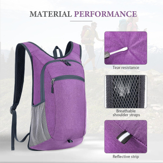 15L Hiking Backpack Small Travel Backpack Lightweight Packable Backpacks Casual Daypack for Women and Men, Turquoise