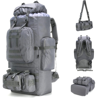 100L Camping Hiking Backpack Molle Rucksack Military Camping Backpacking Daypack