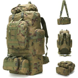 100L Camping Hiking Backpack Molle Rucksack Military Camping Backpacking Daypack