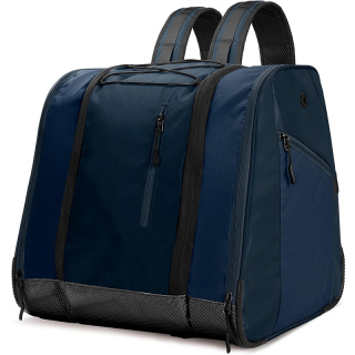 38L Ski Boot Bag, Air Travel Snowboard Boot Backpack with Waterproof Bottom for Ski Helmet, Goggles and Gloves