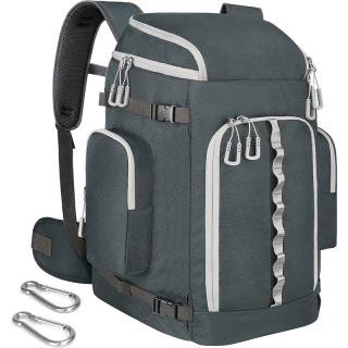 Ski Boot Bag, 65L Ski Boot Bag Backpack 1680D Nylon Waterproof Ski Bag for, Skis Snowboard & Accessories