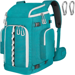 Ski Boot Bag, 65L Ski Boot Bag Backpack 1680D Nylon Waterproof Ski Bag for, Skis Snowboard & Accessories