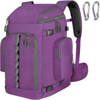 Ski Boot Bag, 65L Ski Boot Bag Backpack 1680D Nylon Waterproof Ski Bag for, Skis Snowboard & Accessories